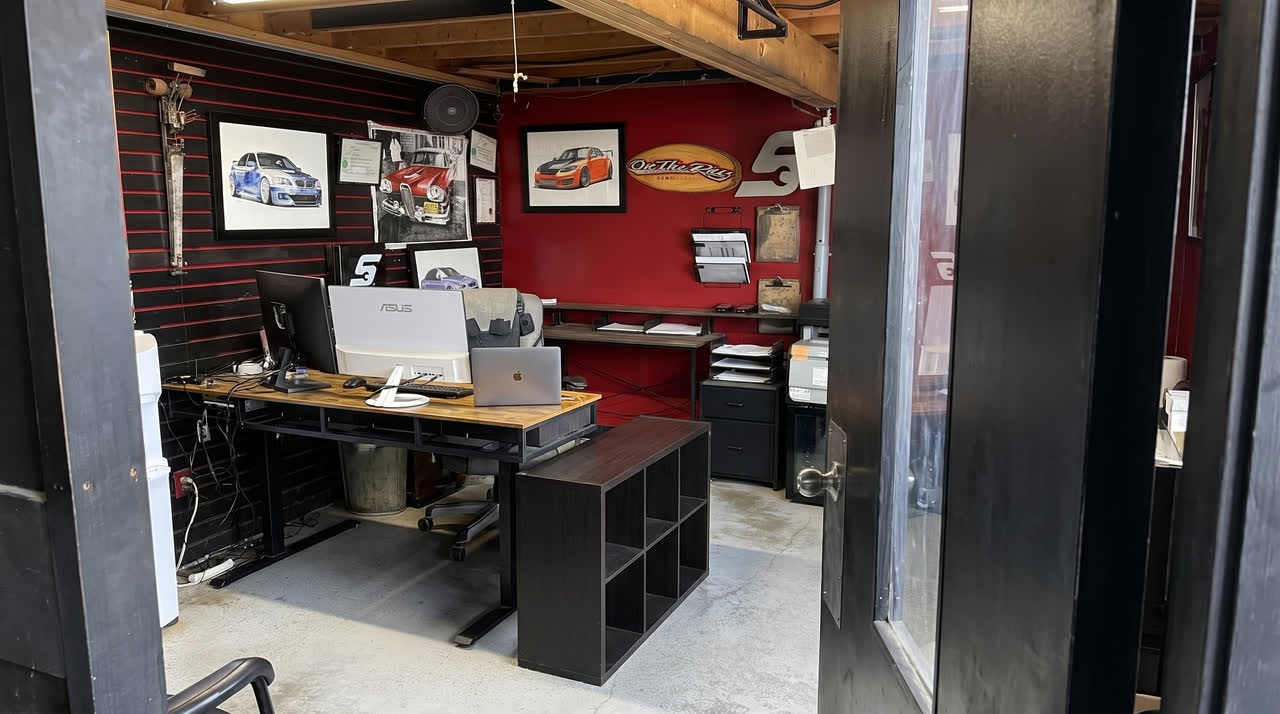 The front office where you drop your keys